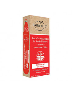 Para'Kito Anti-Moustiques & Anti-Tiques Protection Extra Forte. Roll-on - Zones tropicales