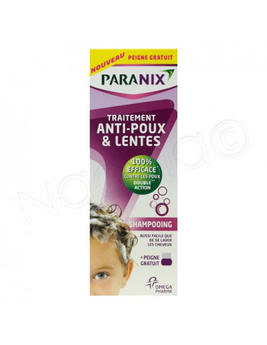Paranix Traitement Antipoux Lentes Shampooing 0ml Peigne Archange Pharma