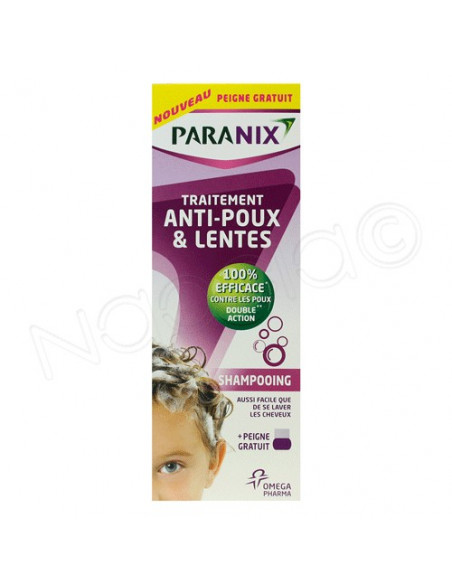 Paranix Traitement antipoux & lentes Shampooing Flacon 200ml  1 peigne gratuit Paranix - 2