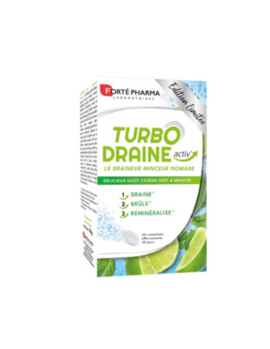 Forte Pharma Turbo Traine Activ - Menthe Citron - 20 comp