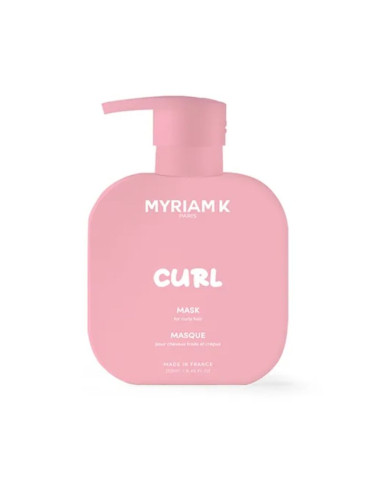 flacon à pompe rose myriam k curl masque cheveux 250ml