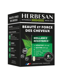 Herbesan Beauté et force des cheveux  60 comprimés