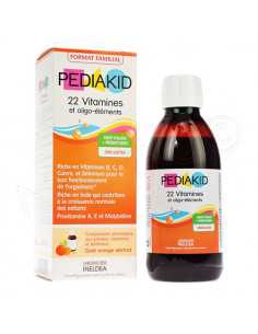 Pediakid Sirop 22 Vitamines et Oligo-Éléments - bon fonctionnement de l'organisme 2