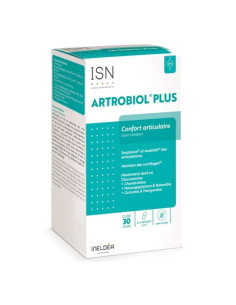 Artrobiol Plus Confort Articulaire 120 gélules végétales, boite bleu marine et blanc