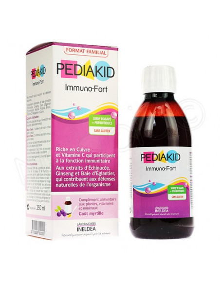 Pediakid Immuno-Fort soutient les défenses immunitaires Sirop