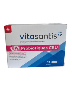 Vitasantis Probiotiques CBU 12 gélules
