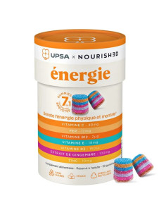 Upsa x Nourished Energie 7en1. 30 gummies