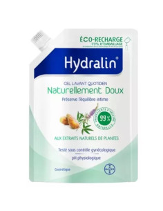Hydralin Gel Lavant Quotidien Naturellement Doux. Recharge 400ml