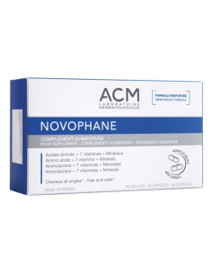ACM Novophane Complément Alimentaire Cheveux et Ongles. 60 gélules