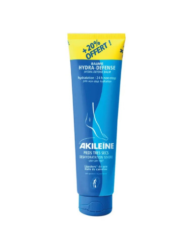Akileïne Baume Hydra Défense pieds très secs.Tube 150ml + 20% offert !