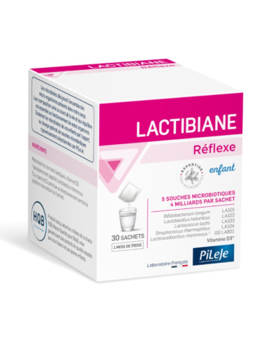 Lactibiane Réflexe Enfant. 30 sachets