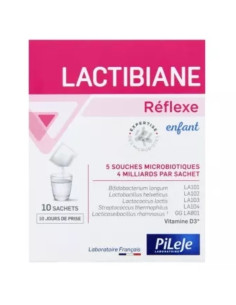 Lactibiane Réflexe Enfant. 10 sachets