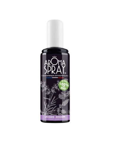 Aromaspray Assainisseur d'atmosphère 100% naturel Lavande-Romarin Spray 100ml