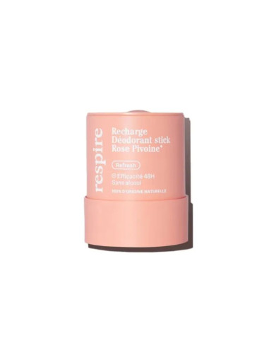 Respire Recharge Déodorant Stick Pivoine. 50g