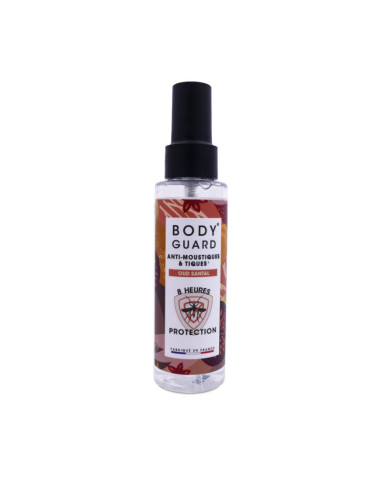 Bodyguard Anti-moustique Parfumé Oud Santal. Spray 100ml