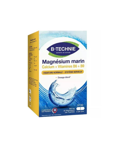 AQUATECHNIE Magnésium + Calcium 100 gélules