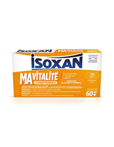 Isoxan Ma Vitalité 60ans+  30 comprimés