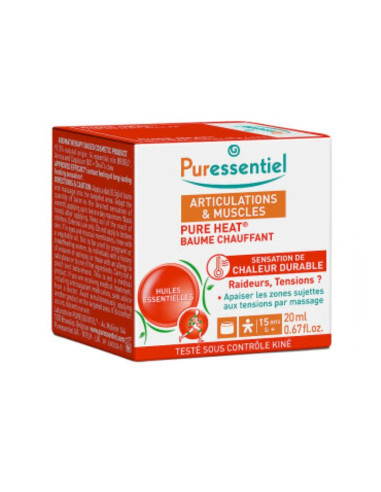 Puressentiel Muscles et Joints Baume chauffant 20ml