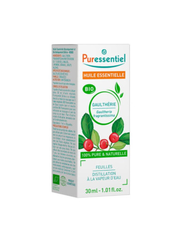 Puressentiel Bio Huile Essentielle Gaulthérie 30ml