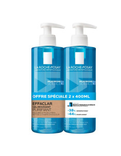 La Roche Posay Effaclar Gel Moussant Lot 2x400ml