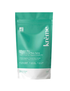 Infusion krème sachet bleu vert l'infuseur Kodama Digestion Anti imperfections