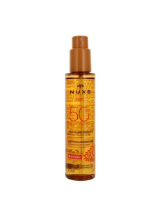 Nuxe Sun Huile Solaire Bronzante SPF50 Visage et Corps Spray 150 ml