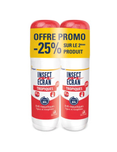 Insect Ecran Tropiques Anti-moustiques . Lot 2x75ml