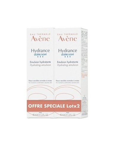 AVENE Hydrance Légère  Lot 2x40ml