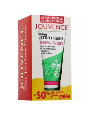 Jouvence Gelée Ultra Fresh Jambes Légères. Lot 2x 150ml