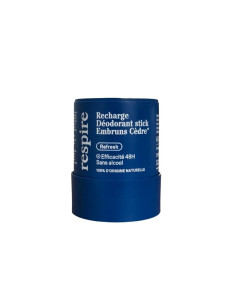 Respire Déodorant Stick Embruns Cèdre Recharge 50g
