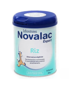 Novalac Expert Riz. Lait Poudre 0-36mois. 800g