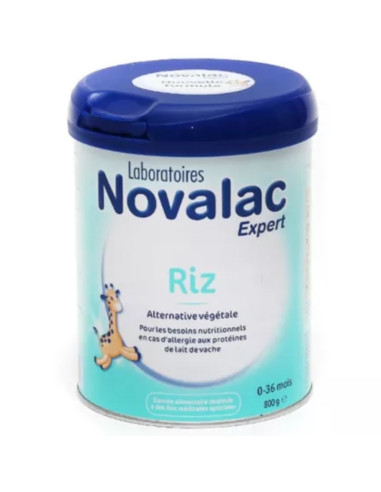 Novalac Expert Riz. Lait Poudre 0-36mois. 800g
