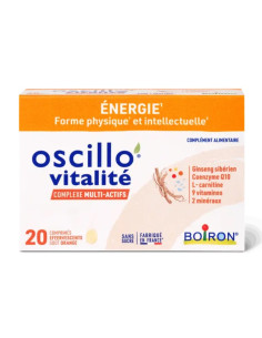 Oscillo Vitalité Adulte. 20 comprimés effervescents- goût orange