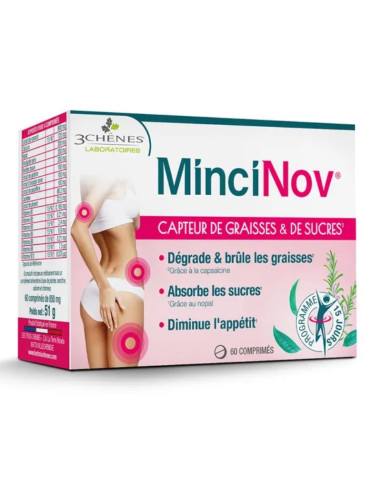 MinciNov Perte de Poids. 60 comprimés