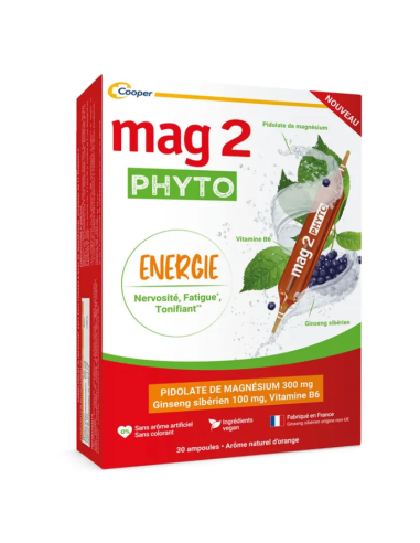 Mag 2 Ampoule Phyto Energie. Soltion buvable. x30