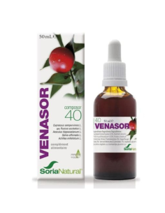 Soria Natural Venasor C-40. Solution Buvable Gouttes. 50ml