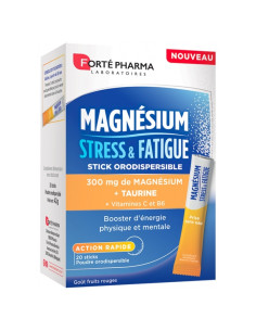 Forté Pharma Magnésium Stress & Fatigue. 20 sticks