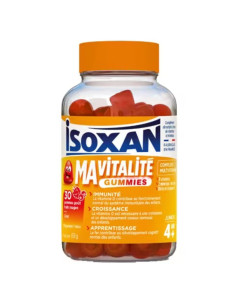 Isoxan Ma vitalité 4+ Gummies. 30 gommes Goût Fruits Rouges