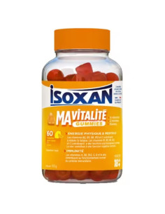 Isoxan Ma vitalité 18+ Gummies. 60 gommes Goût Citron