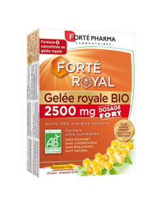 Forté Pharma Forte Royal Gelée Royale Bio 2500mg. 20 ampoules de 10ml