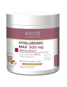 Biocyte Hyaluronic Max Anti-âge gout fraise-banane. 240g