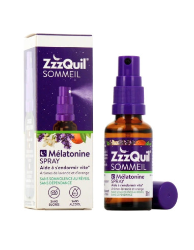ZzzQuil Sommeil Mélatonine Spray. 30ml ZzzQuil Sommeil Mélatonine Spray. 30ml