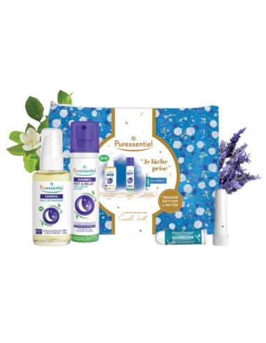 Puressentiel Sommeil Trousse "Je lâche prise"- trousse bleue Puressentiel Sommeil Trousse "Je lâche prise"- trousse bleue