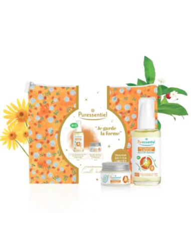 Puressentiel Articulations & Muscles Trouse "Je garde la forme" - trousse orange Puressentiel Articulations & Muscles Trouse "Je garde la forme" - trousse orange