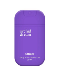 SANEEZ Spray désinfectant mains orchid dream. 30ml - violet