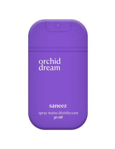 SANEEZ Spray désinfectant mains orchid dream. 30ml - violet SANEEZ Spray désinfectant mains orchid dream. 30ml - violet