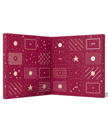 Calendrier De L'Avent 2025 Thés & Infusions Bio Panda Tea - 24 Sachets Mousseline, Coffret Cadeau