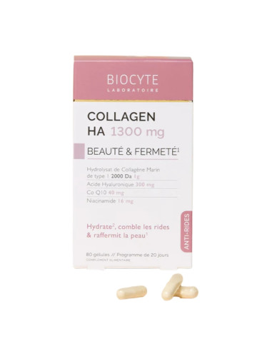 Biocyte Collagen HA. 80 gélules