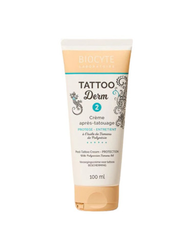 Biocyte Tattoo Derm 2 Crème Après Tatouage. 100ml