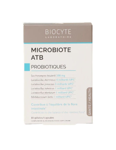 Biocyte Microbiote ATB. 10 gélules